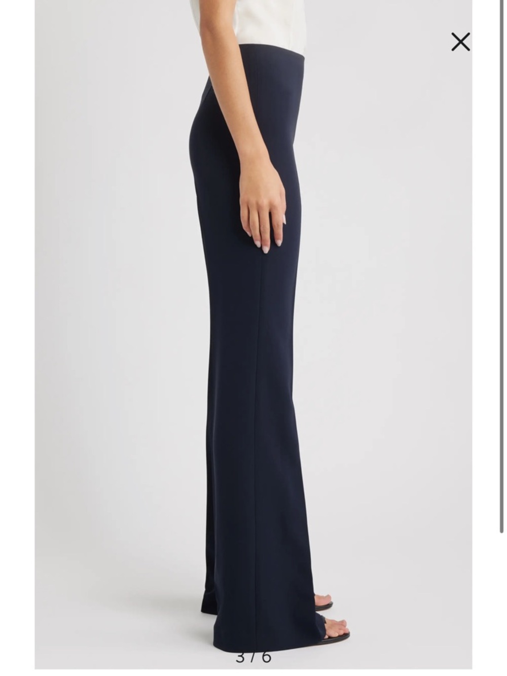 Theory Demitria - Admiral Crepe' Flare Leg Pants - Picture 6 of 14
